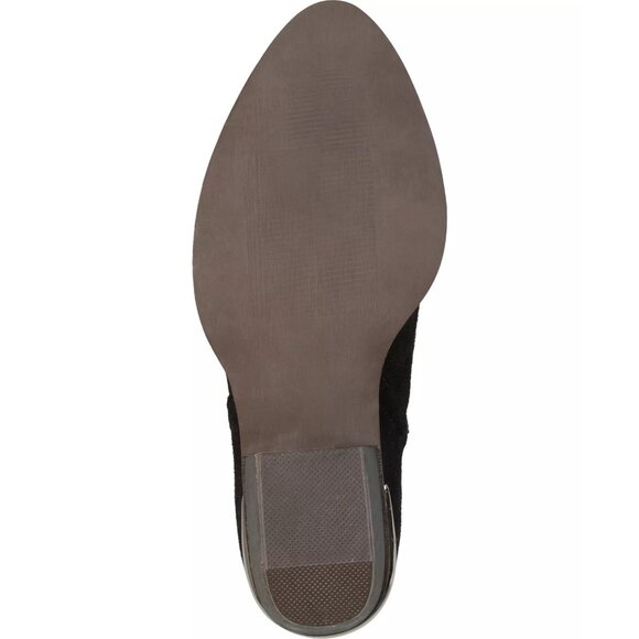 Journee Collection Womens Issla Block Heel Western Booties Black 6.5W NEW - Picture 5 of 5